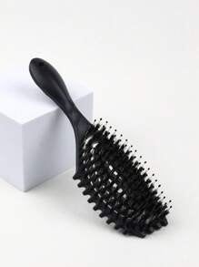 1 件定义造型缠结头发梳子空心梳沙龙头发按摩空气梳垫卷发刷防静电造型刷用于梳理缠结头发，按摩头皮，用于浴室，梳妆台，适合男女，最佳礼物。