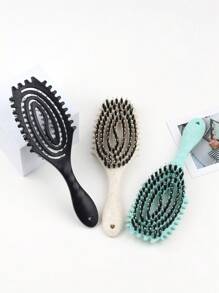 1 件定义造型缠结头发梳子空心梳沙龙头发按摩空气梳垫卷发刷防静电造型刷用于梳理缠结头发，按摩头皮，用于浴室，梳妆台，适合男女，最佳礼物。