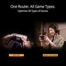 ASUS TUF Gaming AX3000 V2 Dual Band WiFi 6 Router 2.5Gbps Port Mobile Game Mode AI Mesh Adapt QoS  Internet Security Gear Accelerator - WIFI6AX3000TUFgaming - View 7