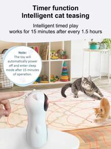 全新 USB 多功能猫玩具、自娱激光笔、LED 红光激光猫智能玩具、自动激光逗猫器