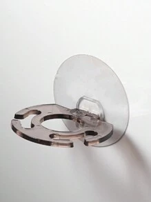 1/2pcs Clear Toothbrush Storage Rack, Wall Mounted Toothbrush Holder For Bathroom Bathroom Accessories - Multicolor - View 7