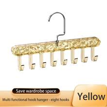 1 件带子衣架，多功能内衣背心收纳，塑料透明挂钩，晾衣架，春季，简约，夏季上衣 - 彩色 - 查看 15