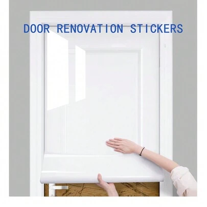 1 卷厚光面大理石门贴纸 - 卧室防潮、防污、耐高温壁纸，简约家居装饰壁纸，适用于客厅、厨房、卧室和浴室