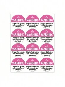 60pcs/120pcs "Extreme Happiness" Round Stickers Labels Self-Adhesive Labels Handmade Stickers Decorations Suitable For Festivals, Business Or Personal Use