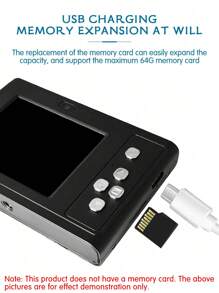 4K Digital Camera Entry-Level Retro-Style Mini CCD Camera With High Definition, High Resolution, Small And Portable Style, Ideal For Students And As A Mini Card Camera