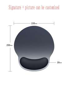 1pc Custom Gradient Mouse Pad, Personalized Customized Text, Name, Photo, Gradient Mouse Pad, Home Office Good Things Back To School - Multicolor - View 5