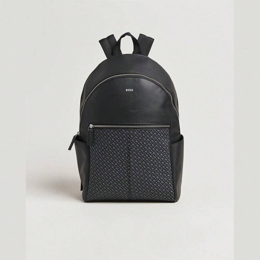 HUGO Boss Men's Zair Backpack, Black - 黑色 - 查看 1