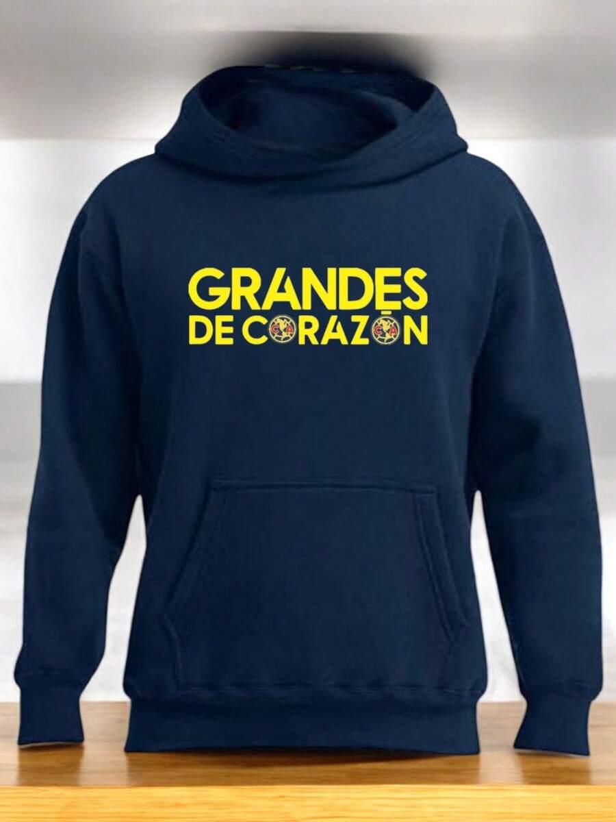 Hoodie America Tricampeon 14 16 15 Eternal Love Front Back