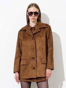 GAAMI Dames blazerjack, losse pasvorm, casual, zakelijk, woon-werkverkeer, collegestijl, lente/herfst