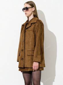 GAAMI Dames blazerjack, losse pasvorm, casual, zakelijk, woon-werkverkeer, collegestijl, lente/herfst