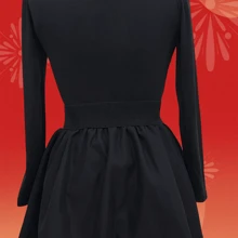 多种尺寸可选，金色花卉装饰弹性连衣裙腰带，高端时尚百搭大衣腰带 - 金色 - 查看 5