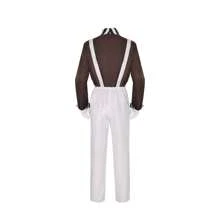 In Stock Oompa Loompa Role Play Chocolate Disguise Top And Pants Fantasy Costume Adult Party Colorblock Halloween - Chocolate Brown - View 5