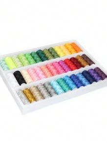 pince 402D High-Strength Polyester Thread Set (39 Colors) - All-Purpose Sewing Thread For Hand & Machine Stitching, DIY Crafts, Quilting & Embroidery - Multicolor - View 3