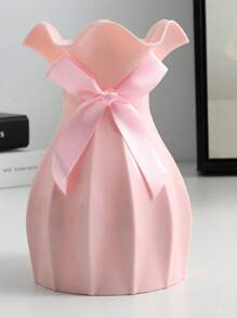 1 件北欧风格喇叭形塑料花瓶，简约防滑花瓶，适用于家庭和办公室装饰