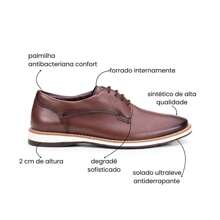 Estilo Shoes Men Loafers - 巧克力棕 - 查看 3