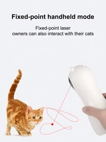 全新 USB 多功能猫玩具、自娱激光笔、LED 红光激光猫智能玩具、自动激光逗猫器