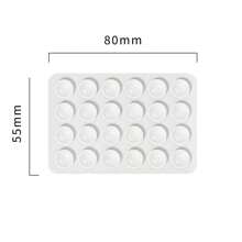 3pcs Silicone Suction Cup Square Single-Sided Silicone Suction Cup Multi-Functional Mobile Phone Leather Case Silicone Mobile Phone Suction Cup Holder Compatible With IPhone, Android Phone, Gift For Birthday, Family, Friends Phone Holder, Phone Stand, Phone Accessories