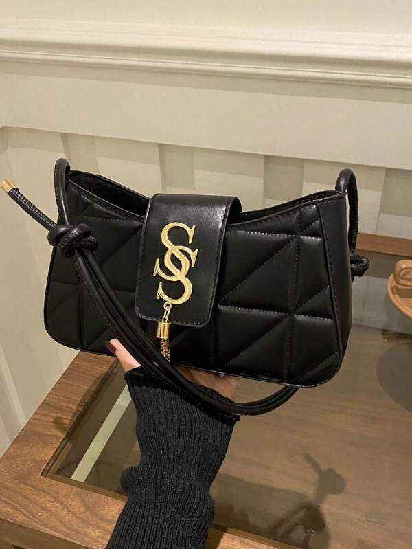 New Luxury Solid Color Stylish Women Shoulder Bag