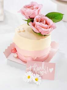 30 pezzi/50 pezzi Biglietti di ringraziamento, decorazioni per torte, confezioni regalo e biglietti di auguri, forniture per feste di compleanno e matrimonio, biglietti di apprezzamento per i clienti, adatti per negozi, rivenditori online, forniture per ufficio e negozi locali - Multicolore - Visualizzare 6