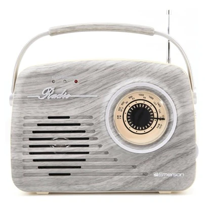 Portable Bluetooth Retro Radio With Built-In Rechargeable Battery And Memory Set