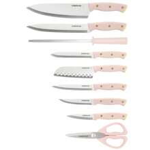 Farberware 15-Piece Forged Triple Riveted Knife Set With Block Gold
