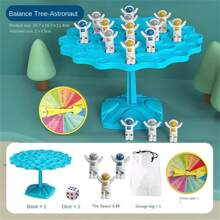 1 Set Frog Balance Tree Game, Multiplayer Tabletop Game, Frog Stacking Toys, Board Game, Party Interactive Toy
