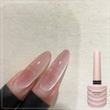 HEFENNA Water-Glow Glass Beads 1pc 10ml Cat Eye Gel Nail Polish, Japanese Style - 3 Styles Multi-Color Mirror Cat Eye Gel Nail Kit - Soak Off LED/UV, For Nail Salons/Home DIY Nail Gifts