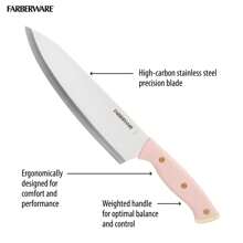 Farberware 15-Piece Forged Triple Riveted Knife Set With Block Gold