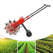 Rainaut Garden Row Planter, Manual Planter With Machine 10 Row Seeders For Sowing And Applying Fertilizer, Walking Row Crop Planter For Sowing Seeds, Corn, Soybean, Peanuts, Mung Beans, Sunflower, Garden Tools, Garden Tools 52*24*62cm/20.47*9.45*24.41in - 17740313 - View 5