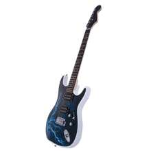 Guitarra eléctrica de tamaño completo de 39 pulgadas, estilo relámpago, para principiantes, con bolsa