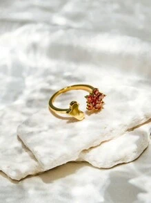 1pc Map Outline 925 Sterling Silver Rings, Asymmetrical Overlapping Minimalist Promise Rings For Women, Lightweight Luxurious Daily Wear And Commute Designer Style - Ring - View 3