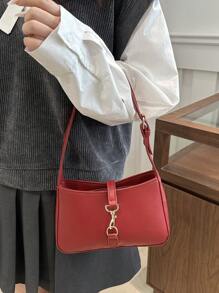 Bolso de hombro minimalista de media luna, bolso de tendencia, bolso y cartera de mujer con estilo para ir a trabajar