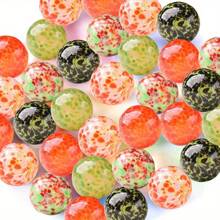 0.62 Inch Handmade Glass Marbles, Mixed Color Marbles, Fish Tank Decor, Aquarium Landscape, Vase Filler, Succulent Plant Decor, Maze Track Game, Checkers And Draughts Pieces, Teen Peg Game, Ideal Gift For Birthday Party And Gardening Enthusiasts - Multicolor - View 1