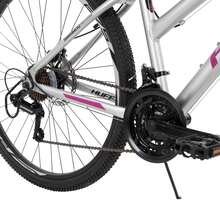 Bicicleta de montaña para mujer Rangeline de Huffy, 27.5 pulgadas, color plateado