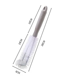 1 件装多功能长柄杯刷，家用清洁刷，适用于保温杯、瓶子、玻璃器皿、高脚杯、厨房清洁必备