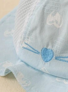 1 pieza Sombrero de pescador casual y lindo para niños pequeños, versátil, apropiado para primavera y verano - Rosa - Ver 6