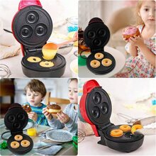 Mini Donera Maquina para 3 Donas - Negro - Ver 2