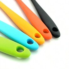 Silicone Spatulas, 8.4 Inch Small Rubber Spatula Seamless One Piece Design Heat Resistant Non-Stick Flexible Scrapers Baking Mixing Tool