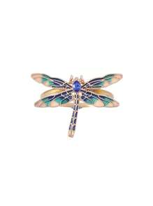 1pc Alloy Enamel Gorgeous Butterfly Napkin Ring, Tabletop Decor Napkin Holder For Dining Table, Holiday, Party, Hotel, Restaurant, Wedding, Gold Color