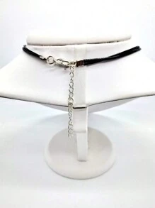 Necklace Choker Pendant Star Natural Stone Tiger's Eye | Protection And Good Energies REF:180 - 黑色的 - 查看 6