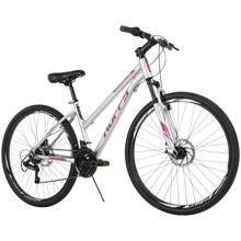 Bicicleta de montaña para mujer Rangeline de Huffy, 27.5 pulgadas, color plateado