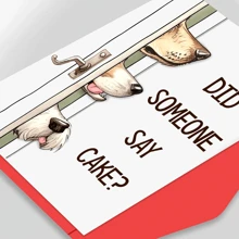 1 pieza Tarjeta de pastel de cumpleaños lindo de perro para mujer y hombre, tarjeta de feliz cumpleaños de perro, tarjetas de cumpleaños divertidas para amantes de los perros, tarjeta de saludo humorística para bebés de perros - 4.92 X 6.93 pulgadas,Tarjetas de felicitación, Tarjetas de cumpleaños, Los mejores regalos para amigos, hermanos, hermanas, padre, madre