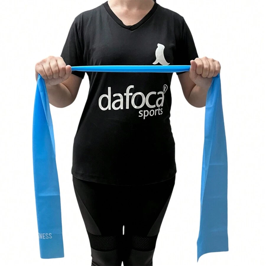 dafocacom.br Faixa Elástica Thera Band 1500X150X0,35MM Azul Liftness Dafoca Sports - Azul - Visão 1