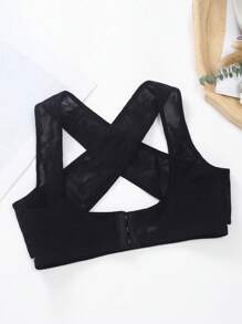 隐形塑身束身衣 聚拢可调节弹力背部支撑带 背部驼背姿势矫正带 坐姿矫正带 肩部直背