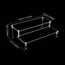 1pc Acrylic Display Stand, 2-5 Tiers Ladder Style Display Shelf, Home Decor Organizer Display Stand For Jewelry, Cosmetics, Fragrance