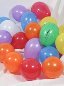 20/30/50 件 5 英寸多色哑光气球套装适用于生日派对婚礼新娘送礼会野餐节周年纪念装饰 - 彩色 - 查看 2