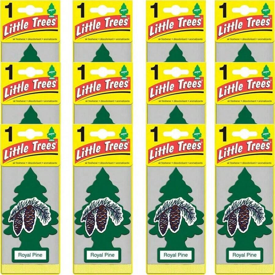 Little Trees Auto Air Freshener, Hanging Card, Royal Pine Pack Of 12 - Multicolor - View 1