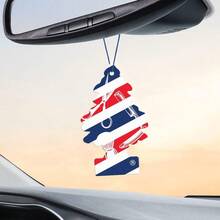LITTLE TREES Air Fresheners Car Air Freshener. Hanging Tree Provides Long Lasting Scent For Auto Or Home. Fresh Shave, Pack Of 24 - Multicolor - View 2
