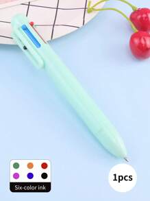 6-Color Customized Personalized Ballpoint Pen, 6-In-1 Multicolor Pen, Cartoon Multicolor Neutral Pen, Simple Portable Multifunctional Writing Pen, Cute Retractable Nurse Pen, Colorful Stationery Pen For Students And Office, Can Customize Your Name And Text, Suitable For Diary, Writing Supplies, Ideal For Mother's Day, Birthday, Teacher's Day, Christmas, Halloween Gifts,Office & School Supplies,Xmas Decoration,Smooth Writing Pen - Six-color Push Ballpoint Pen Type a - View 31