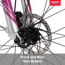 Bicicleta de montaña para mujer Rangeline de Huffy, 27.5 pulgadas, color plateado